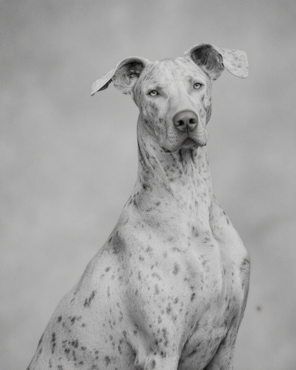 Weimaraner, illustration, smooth coat, in blue, gray Weimaraner, illustration, smooth coat, in blue, gray